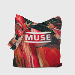 Сумка-шопер MUSE: Red Colours, цвет: 3D-принт