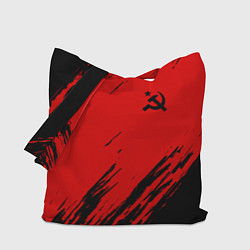 Сумка-шопер USSR: Red Patriot, цвет: 3D-принт