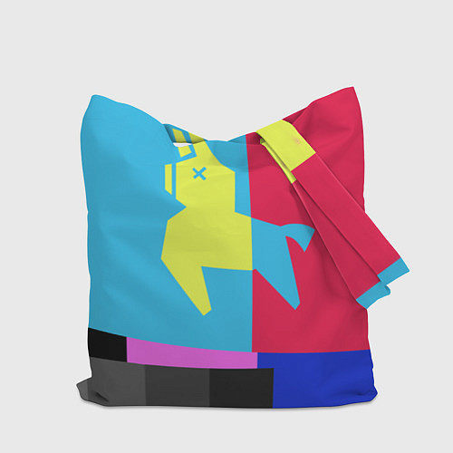Сумка-шоппер Цветная Лама / 3D-принт – фото 2