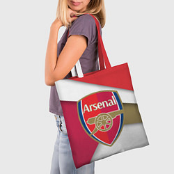 Сумка-шопер FC Arsenal, цвет: 3D-принт — фото 2