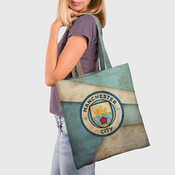 Сумка-шопер FC Man City: Old Style, цвет: 3D-принт — фото 2