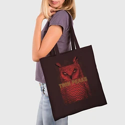 Сумка-шопер Twin Peaks: Red Owl, цвет: 3D-принт — фото 2