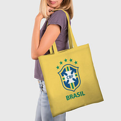 Сумка-шопер Brazil Team, цвет: 3D-принт — фото 2
