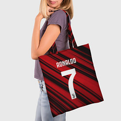 Сумка-шопер Ronaldo 7: Red Sport, цвет: 3D-принт — фото 2