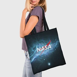 Сумка-шопер NASA: Space Light, цвет: 3D-принт — фото 2