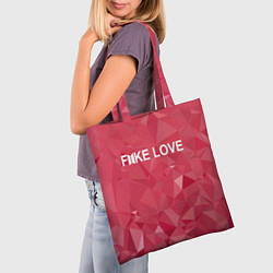 Сумка-шопер BTS: Fake Love, цвет: 3D-принт — фото 2