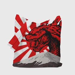Сумка-шопер Japanese Godzilla, цвет: 3D-принт