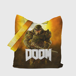 Сумка-шопер DOOM: Soldier, цвет: 3D-принт