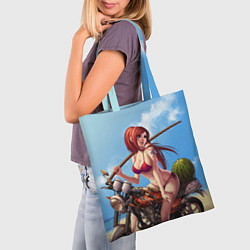 Сумка-шопер Fairy Tail Girl, цвет: 3D-принт — фото 2