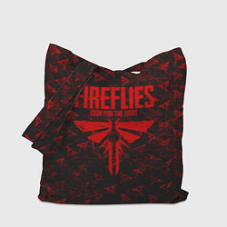 Сумка-шопер Fireflies: Red Logo, цвет: 3D-принт