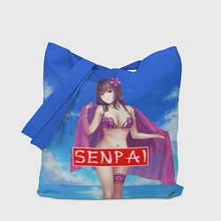 Сумка-шопер Senpai: Summer Girl, цвет: 3D-принт