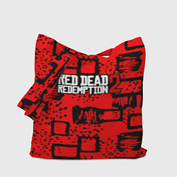 Сумка-шопер Red Dead Redemption 2, цвет: 3D-принт