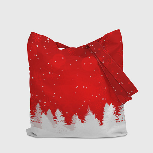 Сумка-шоппер Christmas pattern / 3D-принт – фото 2