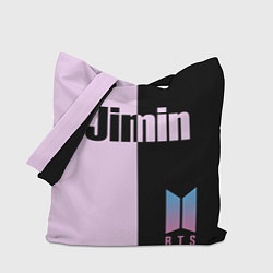 Сумка-шопер BTS Jimin, цвет: 3D-принт