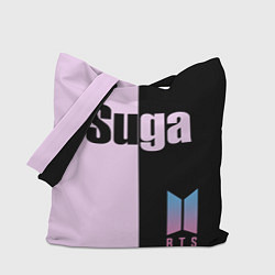 Сумка-шопер BTS Suga, цвет: 3D-принт