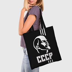 Сумка-шопер СССР Ленин, цвет: 3D-принт — фото 2