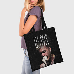 Сумка-шопер Lil Peep: 16 Lines, цвет: 3D-принт — фото 2