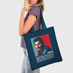Сумка-шопер Queen: Freddie Mercury, цвет: 3D-принт — фото 2