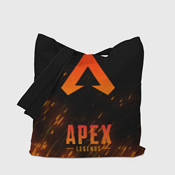 Сумка-шопер Apex Legends: Orange Flame, цвет: 3D-принт