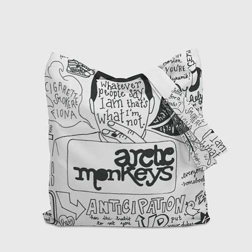 Сумка-шоппер Arctic Monkeys: Up / 3D-принт – фото 2