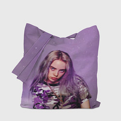 Сумка-шопер Billie Eilish: Violet Fashion, цвет: 3D-принт