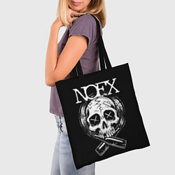 Сумка-шопер NOFX Skull, цвет: 3D-принт — фото 2