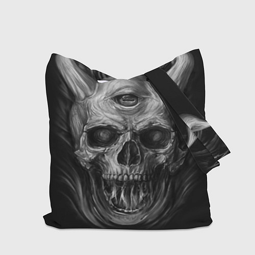 Сумка-шоппер Slipknot: Devil Skull / 3D-принт – фото 2