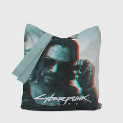 Сумка-шоппер Cyberpunk 2077: Keanu Reeves