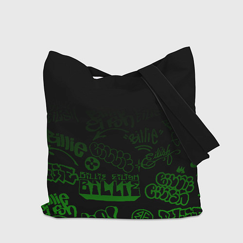 Сумка-шоппер Billie Eilish: Green Manikin / 3D-принт – фото 2