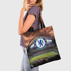 Сумка-шопер FC Chelsea, цвет: 3D-принт — фото 2