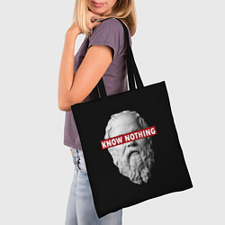 Сумка-шопер Ничего Не Знаю, цвет: 3D-принт — фото 2