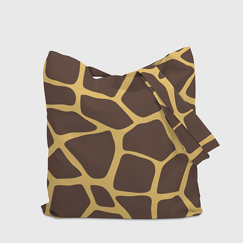 Сумка-шоппер Окрас жирафа / 3D-принт – фото 2