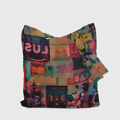 Сумка-шоппер Stop thinking Start doing / 3D-принт – фото 2