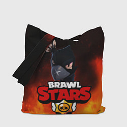 Сумка-шопер Brawl Stars - Crow, цвет: 3D-принт