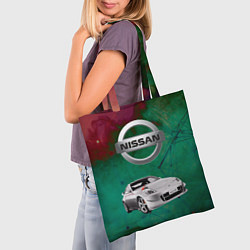 Сумка-шопер Нисан, цвет: 3D-принт — фото 2