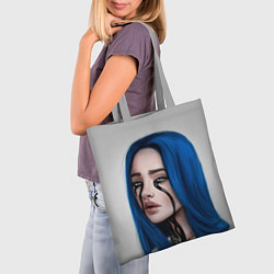 Сумка-шопер BILLIE EILISH, цвет: 3D-принт — фото 2