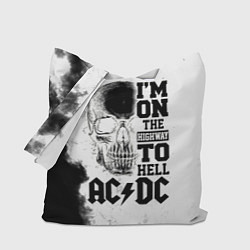 Сумка-шоппер I'm on the highway to hell ACDC