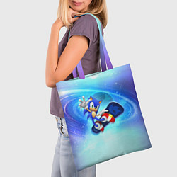 Сумка-шопер Соник, цвет: 3D-принт — фото 2