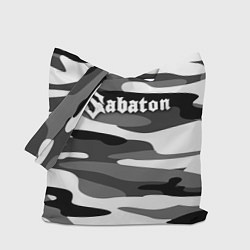Сумка-шопер Камуфляж Sabaton, цвет: 3D-принт