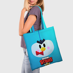 Сумка-шопер Brawl Stars Penguin, цвет: 3D-принт — фото 2