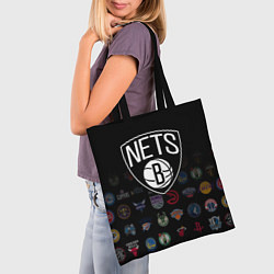 Сумка-шопер Brooklyn Nets 1, цвет: 3D-принт — фото 2