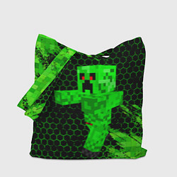 Сумка-шопер MINECRAFT CREEPER, цвет: 3D-принт