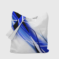 Сумка-шоппер GEOMETRY STRIPES BLUE