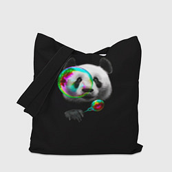 Сумка-шоппер Панда и мыльный пузырь