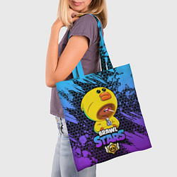 Сумка-шопер Brawl Stars SALLY LEON, цвет: 3D-принт — фото 2