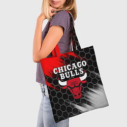 Сумка-шопер CHICAGO BULLS, цвет: 3D-принт — фото 2