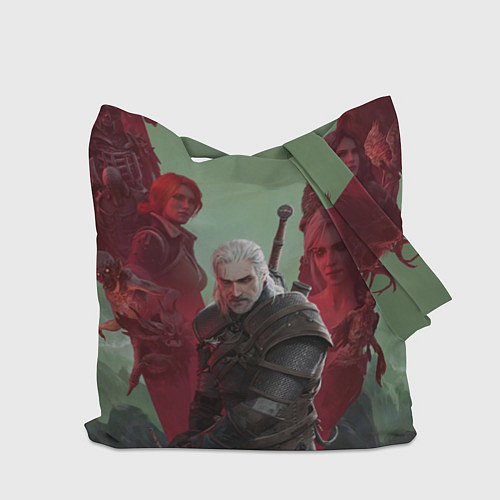 Сумка-шоппер The Witcher 5-летие / 3D-принт – фото 2