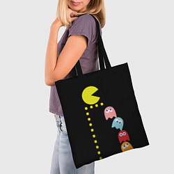 Сумка-шопер Pac-man, цвет: 3D-принт — фото 2