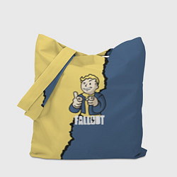 Сумка-шопер Fallout logo boy, цвет: 3D-принт