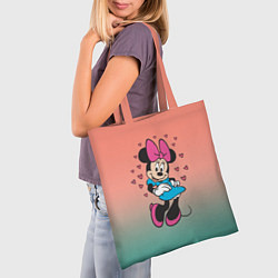 Сумка-шопер Минни Маус, цвет: 3D-принт — фото 2